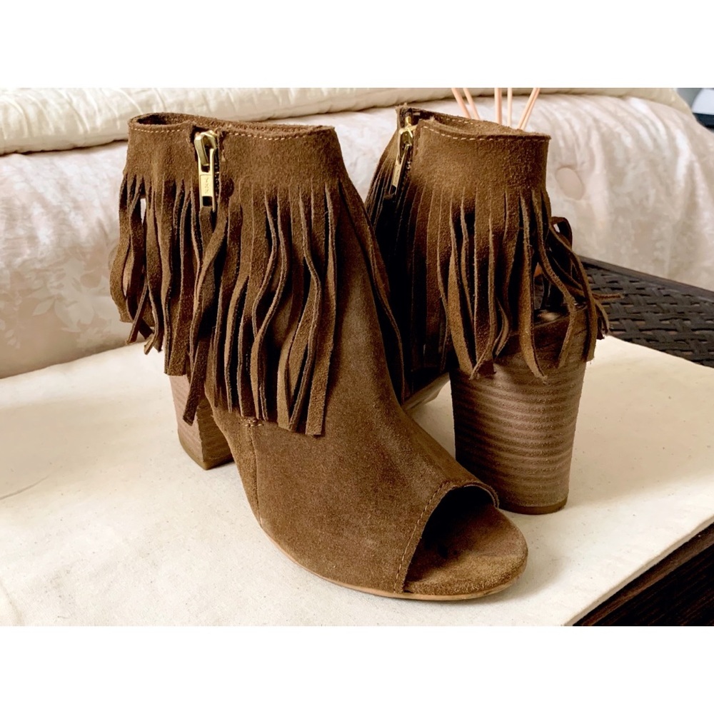 Carlos fringe booties